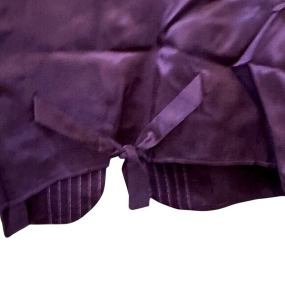 Pendleton Purple Wool & Acetate Womens Striped Vest Size 14 With Button Front & - Picture 7 of 7